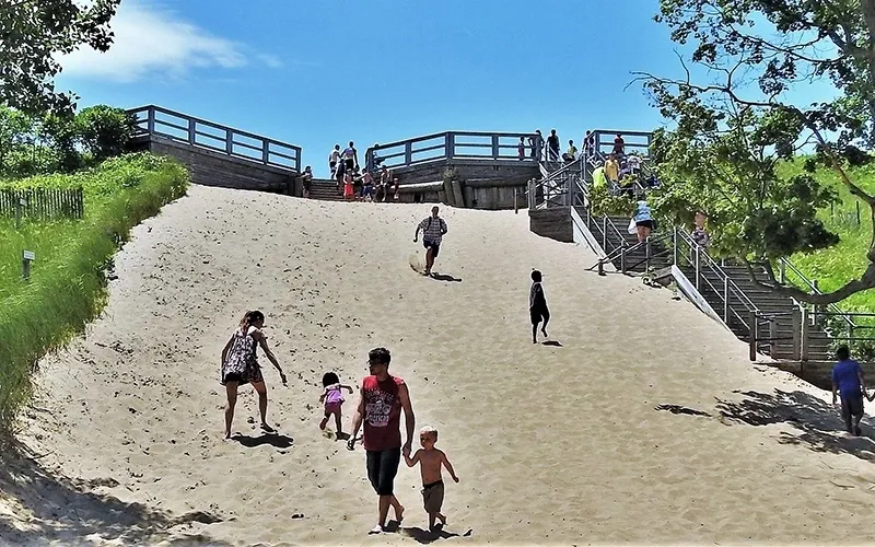 Families in Tunnel Park