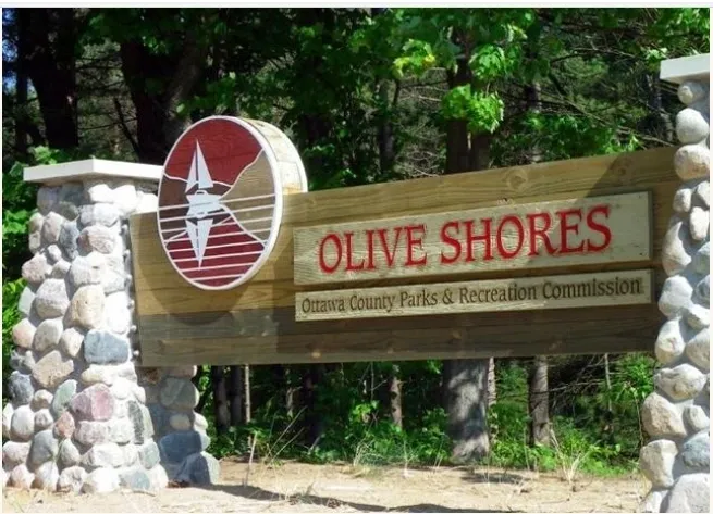 Olive Shores sign